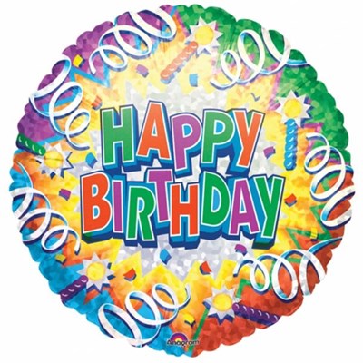 Buy And Send Happy Birthday 18 inch Foil Balloon